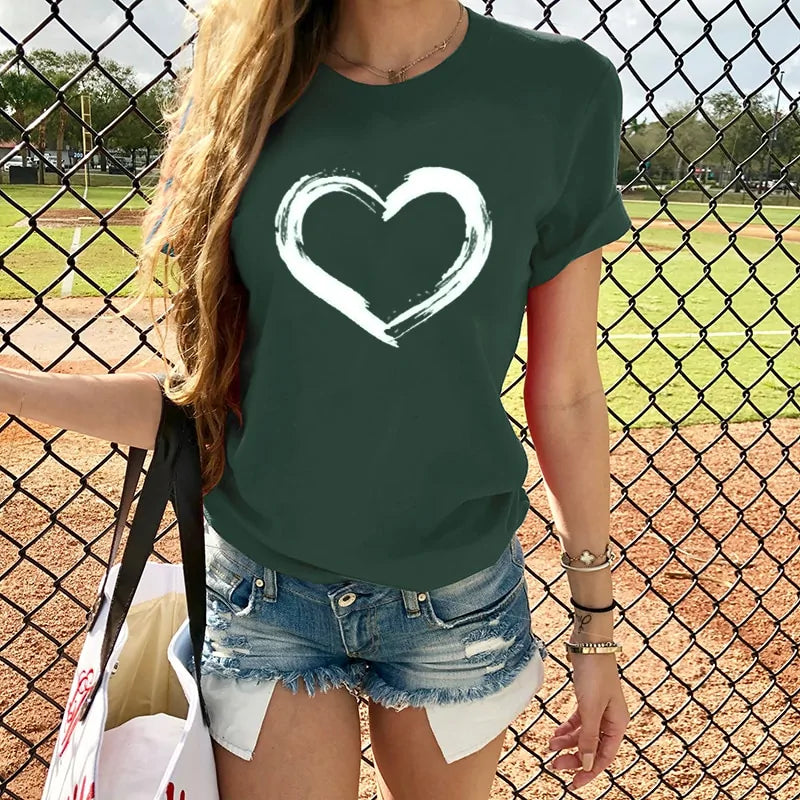 Heart Women T-shirts